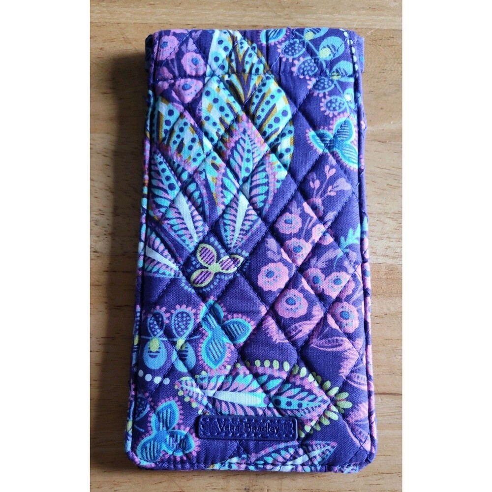 Vera Bradley Eyeglasses Case in Batik Leaves.